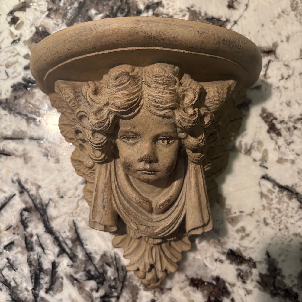 Angel Cherub Wall Shelf French Country Cottagecore Old World European Decor
